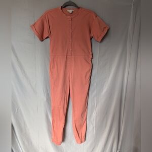 Free Assembly Short Sleeve Utility Jumpsuit Size L
